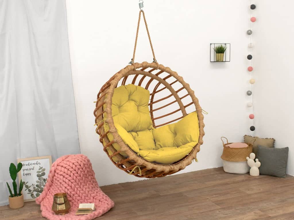 6 من أفضل أنواع الديكور الداخلي للكراسي المتأرجحة في الباحات المنزلية